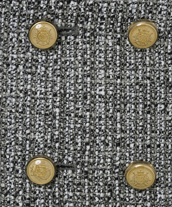 DOUBLE BUTTON TWEED JACKET 詳細画像 GRAY 4