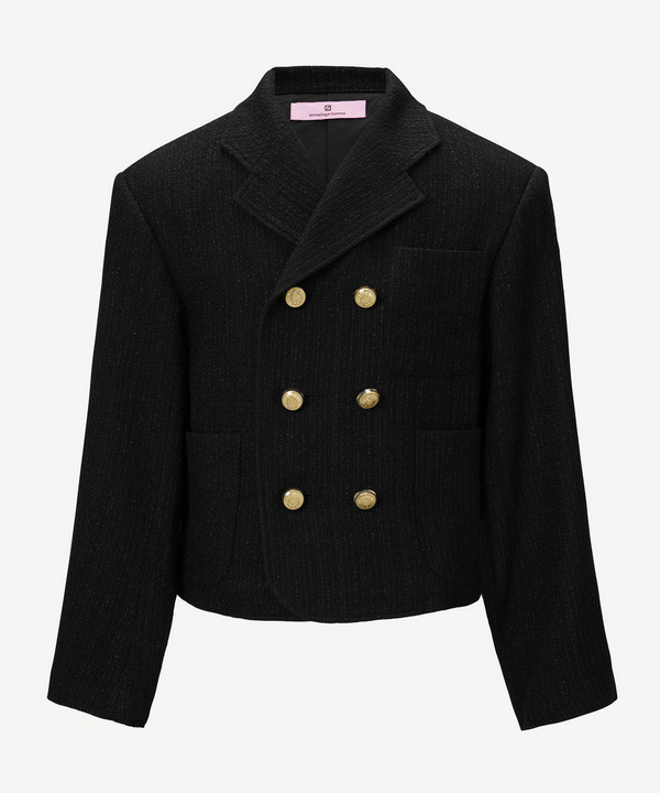 DOUBLE BUTTON TWEED JACKET 詳細画像 GRAY 5