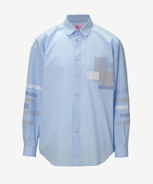 HOMME PATCHWORK SHIRT 詳細画像
