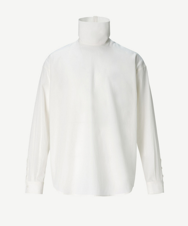 HIGH NECK SHIRT 詳細画像 WHITE 1