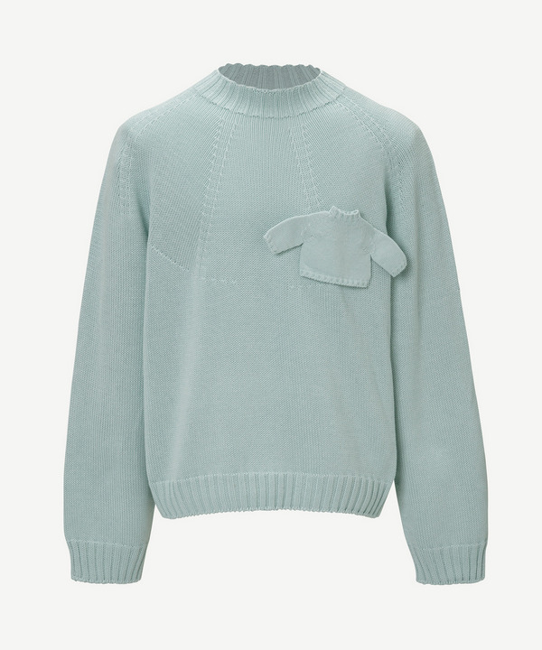 MINIATURE POCKET KNIT 詳細画像 L.BLUE 1