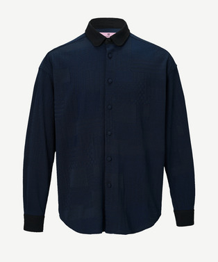 1st anniversary decoration tag jacquard shirt