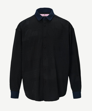 1st anniversary decoration tag jacquard shirt 詳細画像