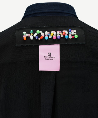 1st anniversary decoration tag jacquard shirt 詳細画像