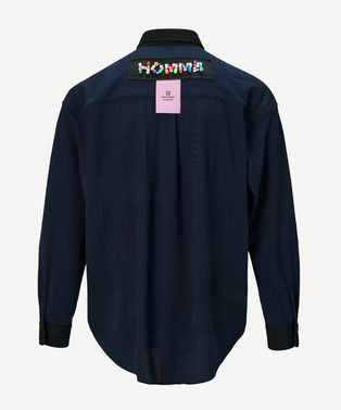 1st anniversary decoration tag jacquard shirt 詳細画像