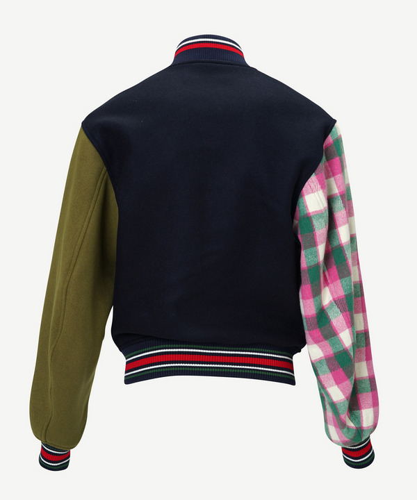 CHECK PANEL STADIUM JUMPER 詳細画像 PINK 6