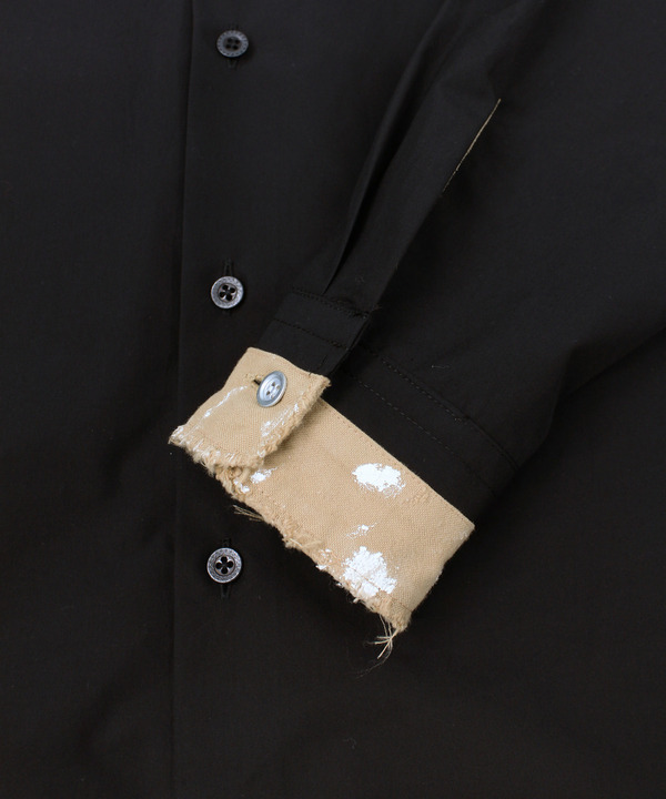 FLOWER TOGGLE PANEL CUFF SHIRTS 詳細画像 WHITE 12