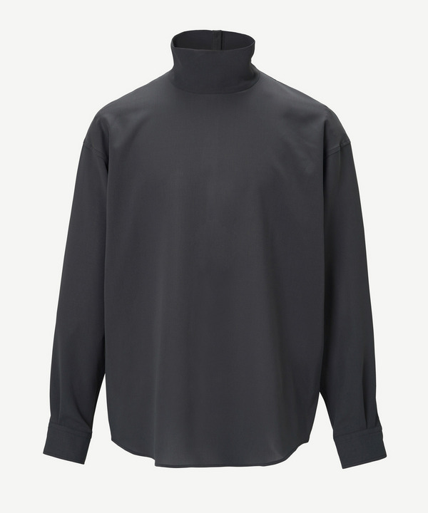 HIGH NECK SHIRT 詳細画像 BROWN 4