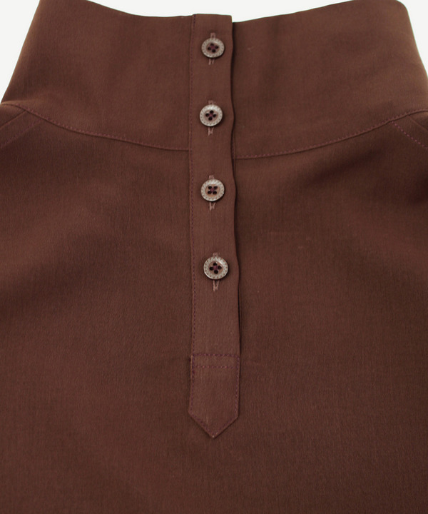 HIGH NECK SHIRT 詳細画像 BLACK 10