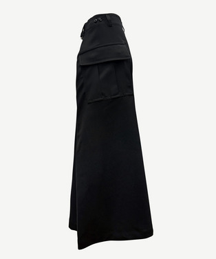 WRAP POLYESTER SKIRT 詳細画像