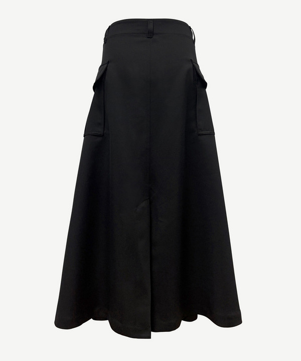 WRAP POLYESTER SKIRT 詳細画像 GRAY 5