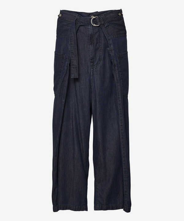 WRAP LIGHT DENIM PANTS 詳細画像 INDIGO 1