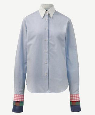 CONTRAST COLLAR SHIRT