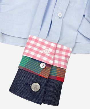 CONTRAST COLLAR SHIRT 詳細画像