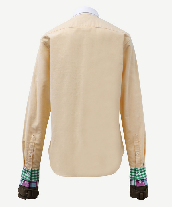 CONTRAST COLLAR SHIRT 詳細画像 YELLOW 3