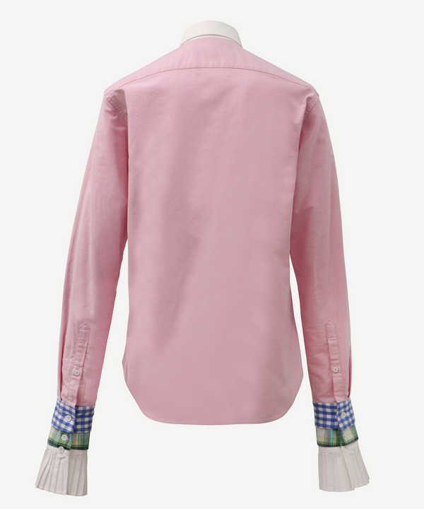 CONTRAST COLLAR SHIRT 詳細画像 PINK 3