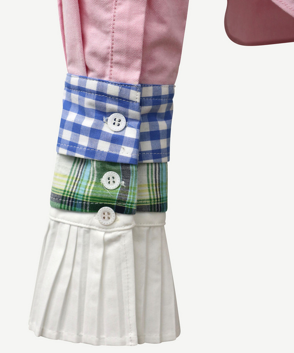 CONTRAST COLLAR SHIRT 詳細画像 PINK 4