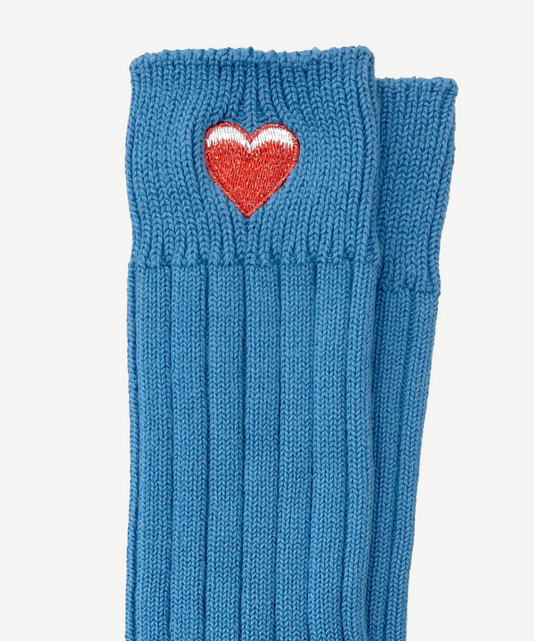 ICONIC HEART RIB SOCKS 詳細画像 GRAY 10