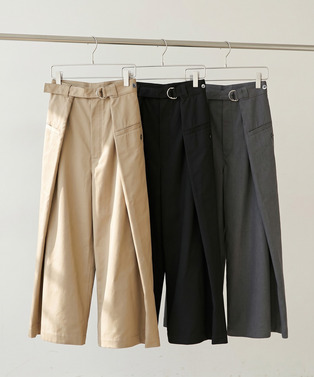 WRAP CHINO PANTS