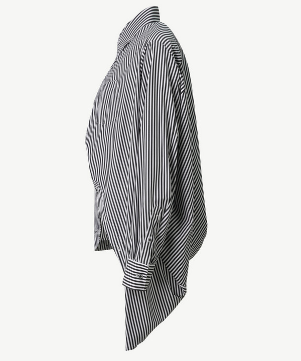 BALL STRIPE SHIRT 詳細画像 WHITE&times;BLUE 3