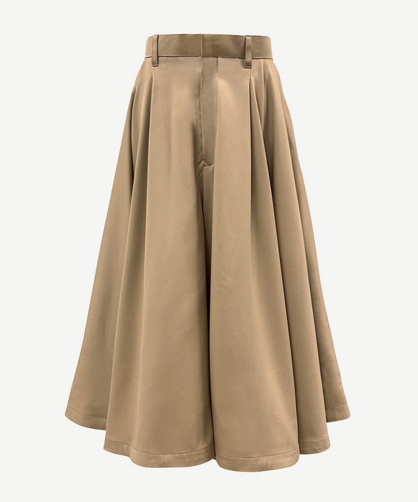 WIDE FLARED HALF PANTS 詳細画像 BLACK 6