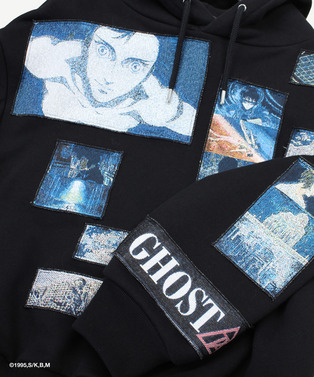 GITS SCENE PATCHWORK HOODIE 詳細画像
