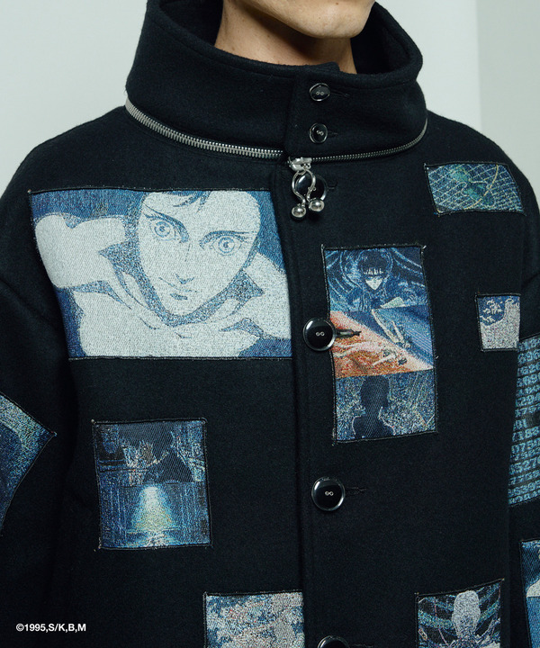 GITS SCENE PATCHWORK BLOUSON 詳細画像 BLACK&times;WHITE 16