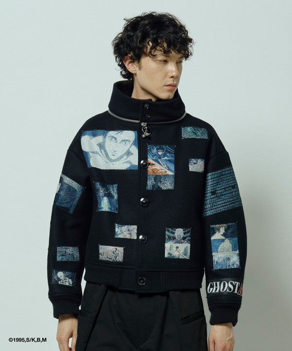 GITS SCENE PATCHWORK BLOUSON 詳細画像 BLACK&times;BLACK 14