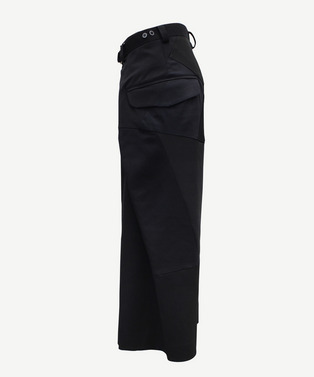 WRAP PATCHWORK POLYESTER SLACKS 詳細画像