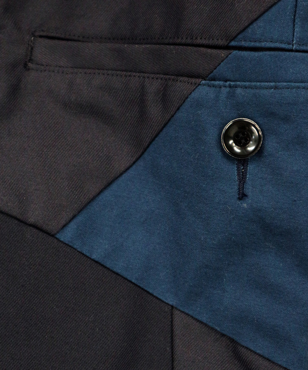 WRAP PATCHWORK CHINO SHORTS 詳細画像 BLACK 14