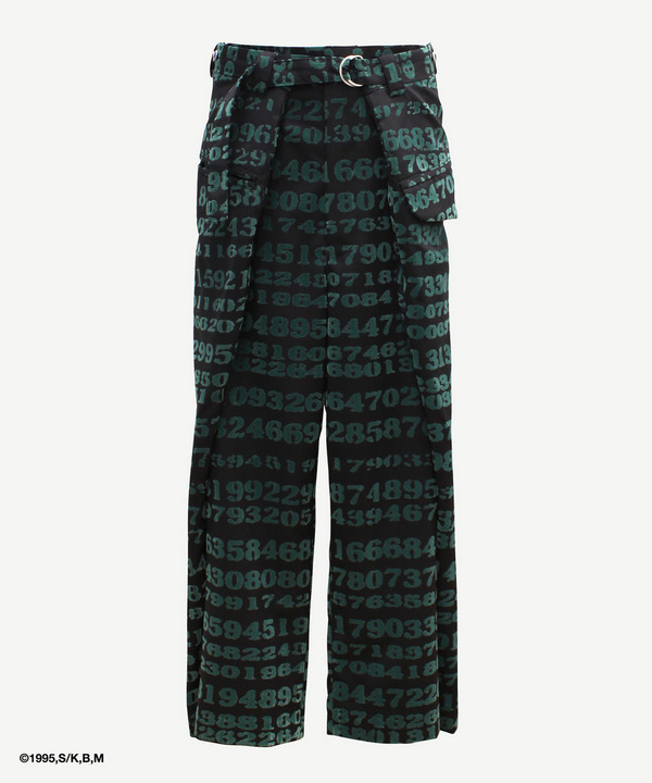 GITS DIGITAL CODE WRAP PANTS 詳細画像 BLACK 1