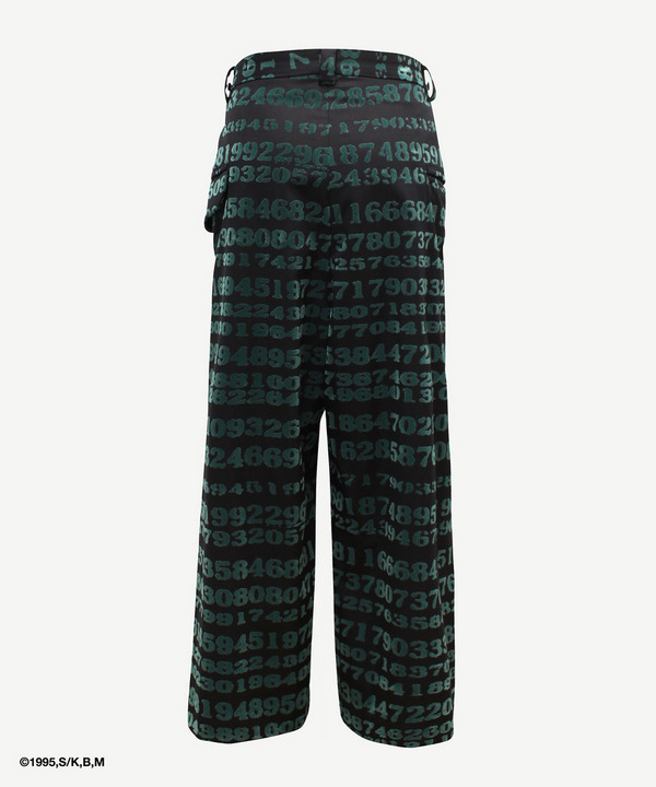 GITS DIGITAL CODE WRAP PANTS 詳細画像 BLACK 3