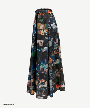 GITS SCENE MONTAGE FLARE SKIRT 詳細画像