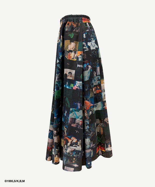 GITS SCENE MONTAGE FLARE SKIRT 詳細画像 BLACK 2