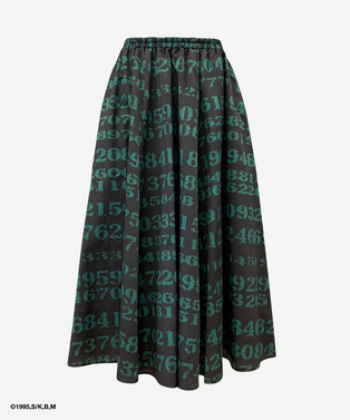 GITS DIGITAL CODE FLARE SKIRT 詳細画像