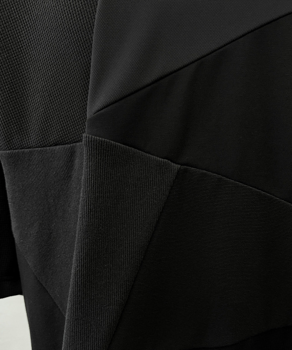 PANEL PATCHWORK OVER SIZE TEE 詳細画像 GRAY 10