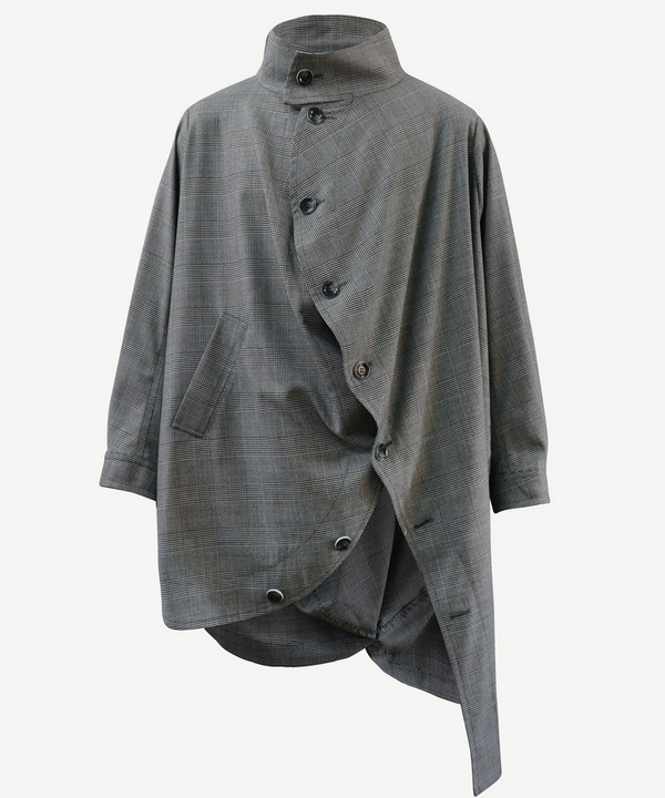 BALL STAND COLLAR COAT 詳細画像 BLACK 6