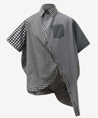 BALL MULTI PATTERN HALF SLEEVE CHECK SHIRT