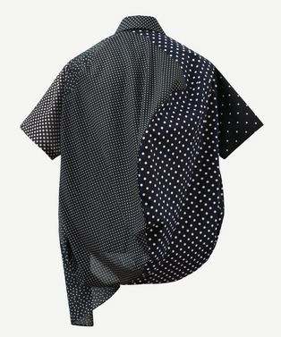 BALL MULTI PATTERN HALF SLEEVE DOT SHIRT 詳細画像