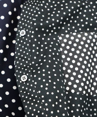 BALL MULTI PATTERN HALF SLEEVE DOT SHIRT 詳細画像