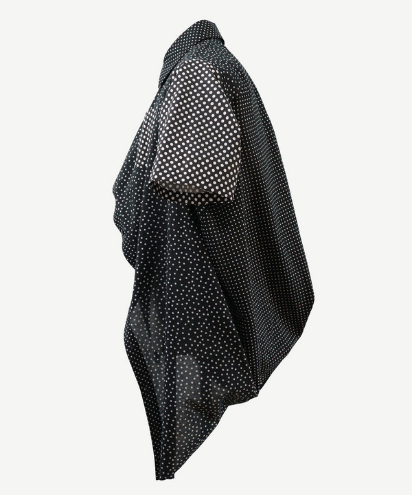 BALL MULTI PATTERN HALF SLEEVE DOT SHIRT 詳細画像 MONOCHROME 2