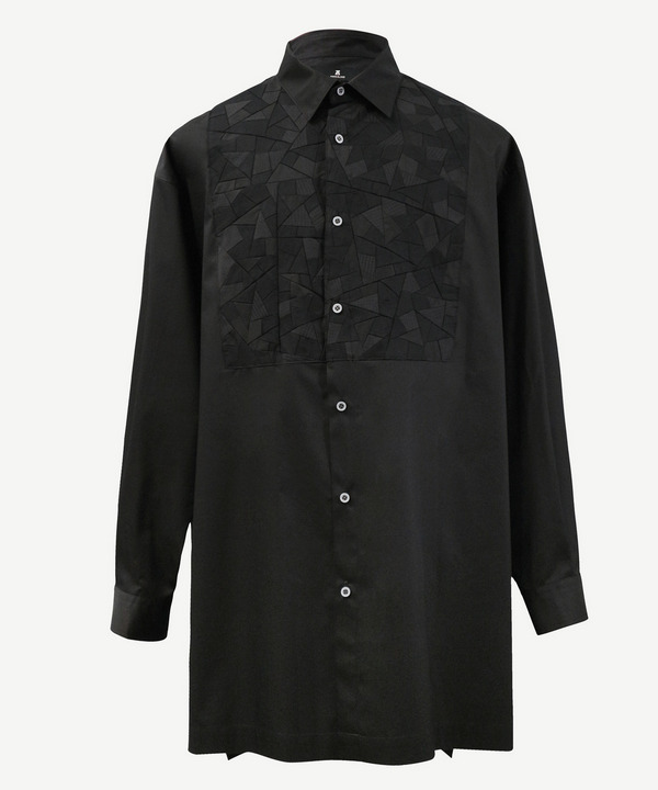 PATCHWORK PART LONG SHIRTS 詳細画像 WHITE 5