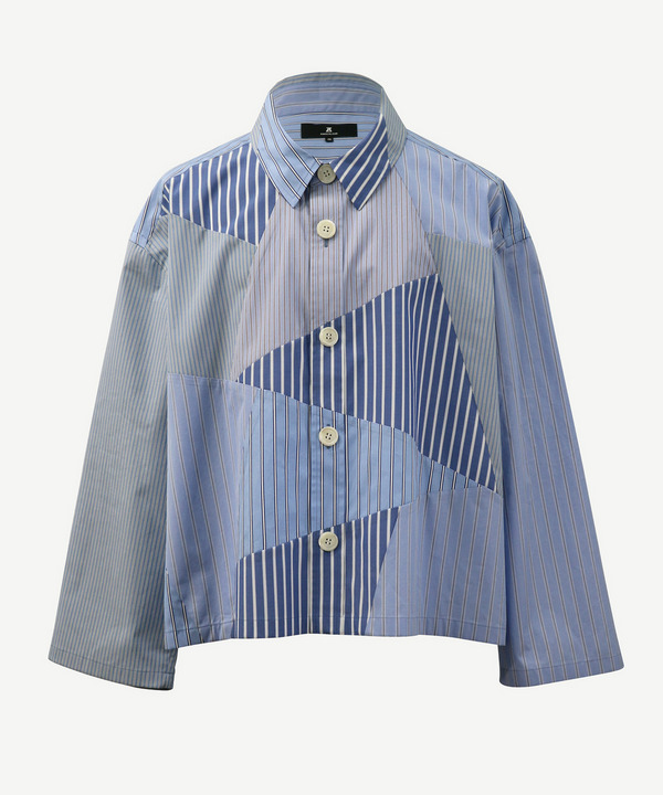 ZOOM PATCHWORK SHIRT 詳細画像 L.BLUE 1