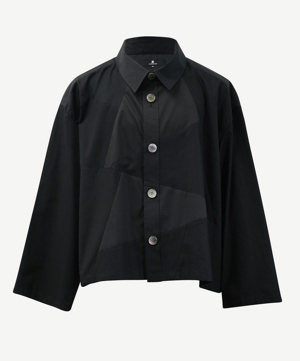 ZOOM PATCHWORK SHIRT 詳細画像 BLACK 1