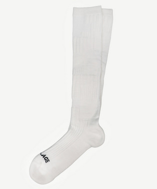 PATCHWORK JACQUARD LONG SOCKS