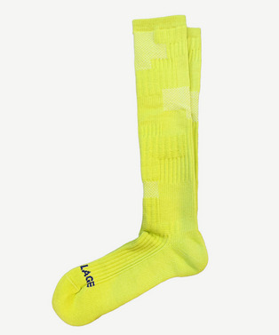 PATCHWORK JACQUARD LONG SOCKS 詳細画像