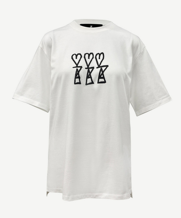 ANREALAGE×HERALBONY T-SHIRT  詳細画像 WHITE 1