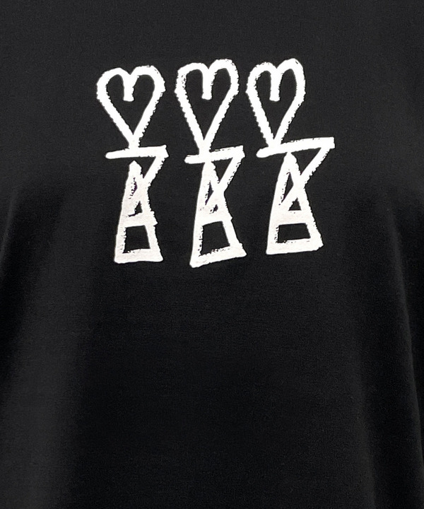 ANREALAGE×HERALBONY T-SHIRT  詳細画像 BLACK 4