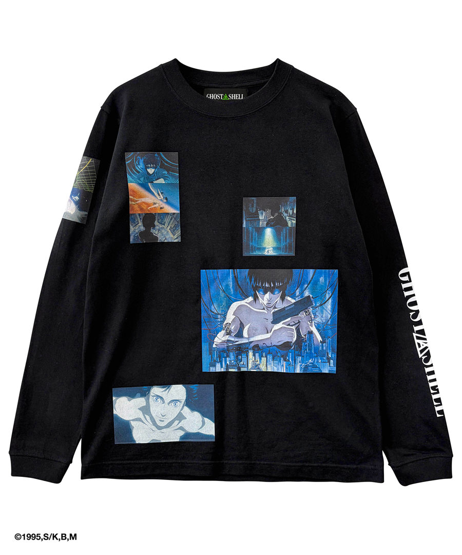 GITS SCENE COLLAGE L/S T-SHIRT