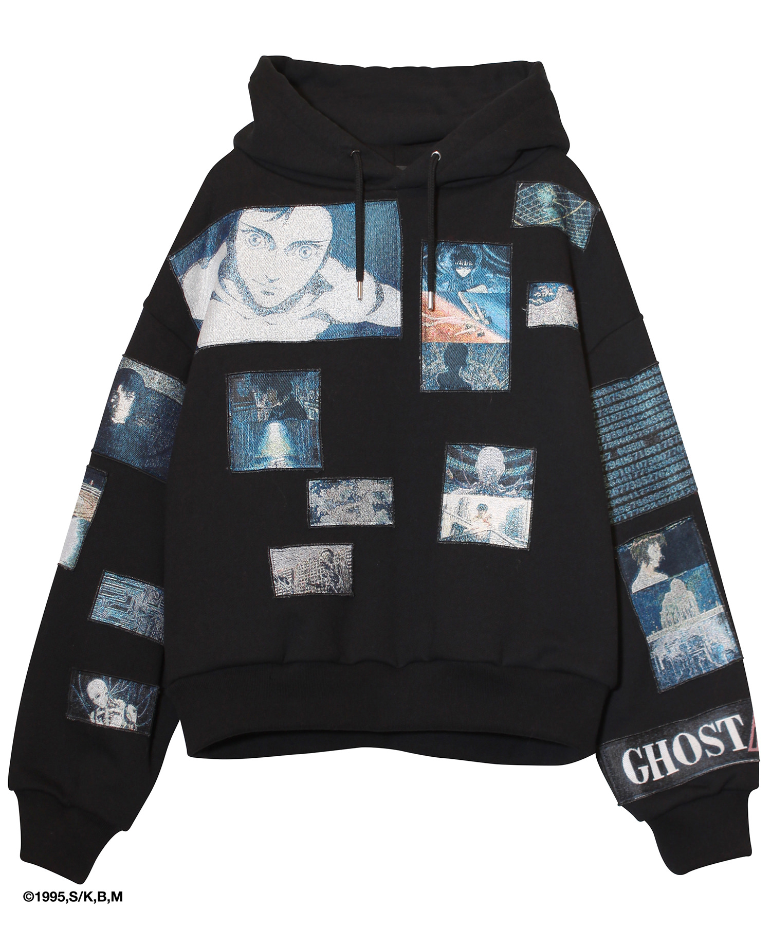 GITS SCENE PATCHWORK HOODIE